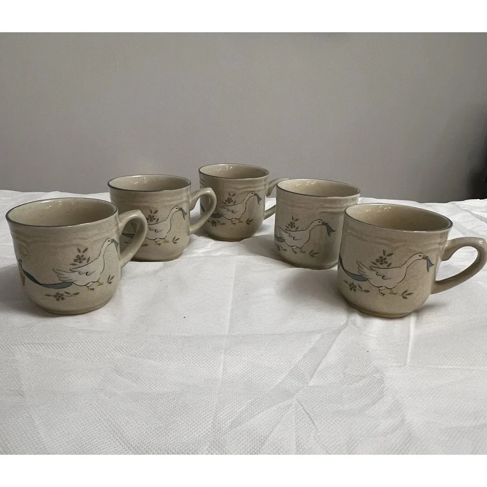 Vtg International Marmalade Stoneware 25 Pieces Goose Cottagecore Country